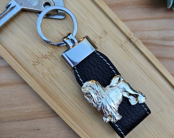 LOWCHEN DOG KEYCHAIN - Unique Dog Breed Keyring - Perfect Pet Memorial Gift For Lowchen Lovers – Gift Wrapping Available