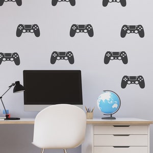Controller Stickers - Wall Decals - Children&#39;s Bedroom Decor - Teen Room Decals - Gaming Room