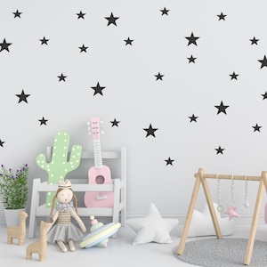 Star Stickers - Wall Decals - Children&#39;s Bedroom Decor - Kids Nursery Decals  - Playroom Stickers