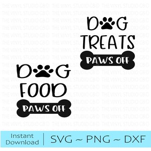 Dog Treats & Dog Food SVG - Digital Download - Commercial Use SVG