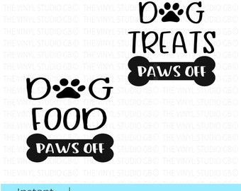 Dog Treats & Dog Food SVG - Digital Download - Commercial Use SVG