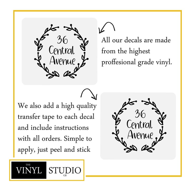 Adesivi personalizzati per bidoni della spazzatura / Vari colori / Varie dimensioni / Facili da applicare e rimuovere / Resistenti alle intemperie / Vinile di qualità professionale immagine 3