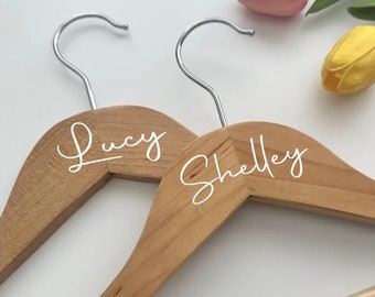 Wedding Coat Hanger Sticker - Clothes Hanger Decals