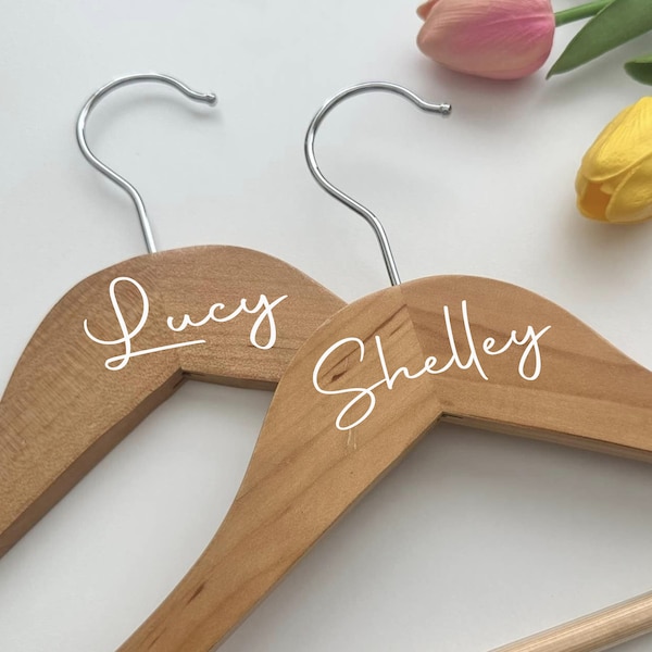 Wedding Coat Hanger Sticker - Clothes Hanger Decals