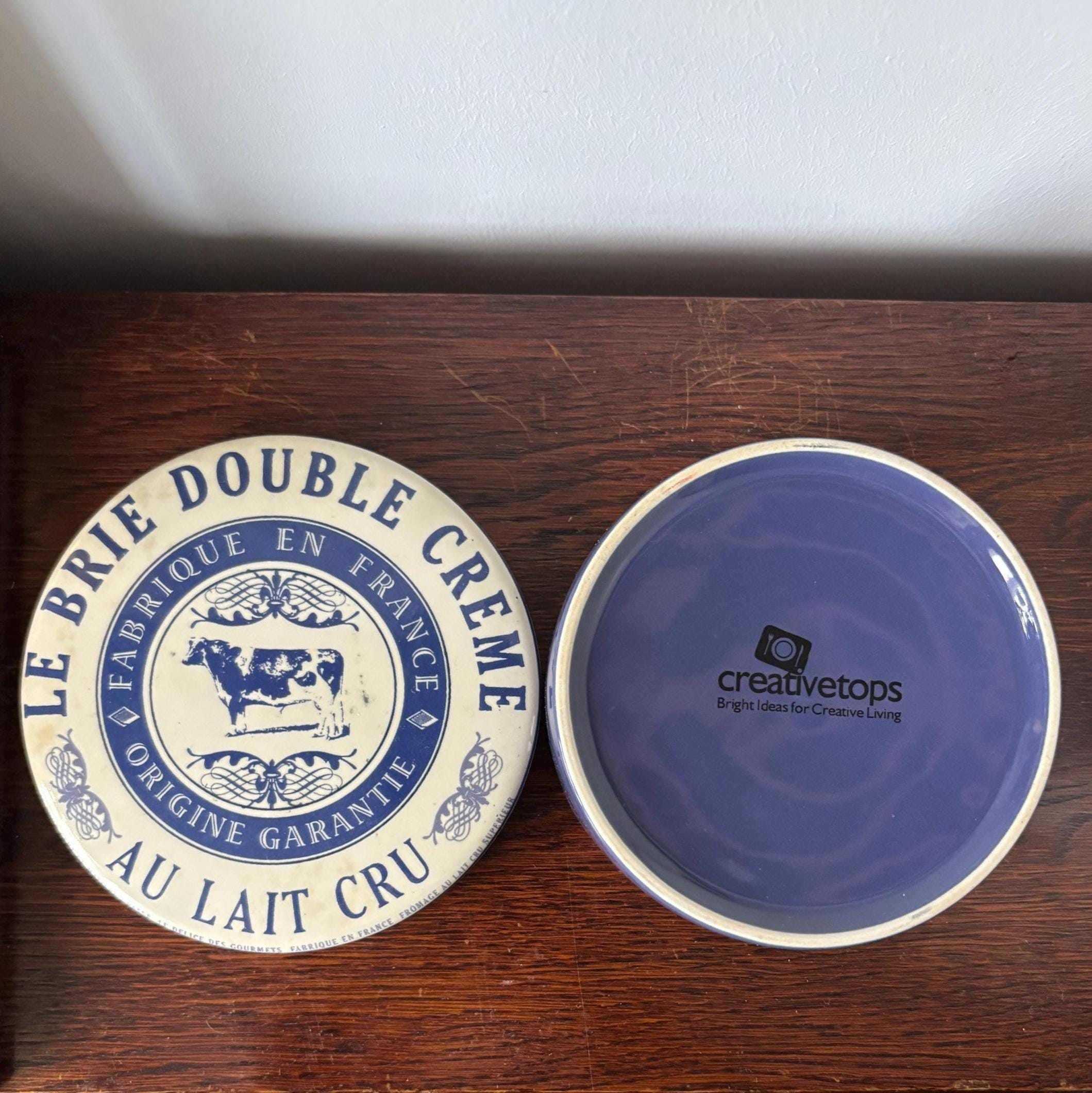 Creative Tops “Le Brie Double Crème” Camembert Dish with Lid French Cheese Baker