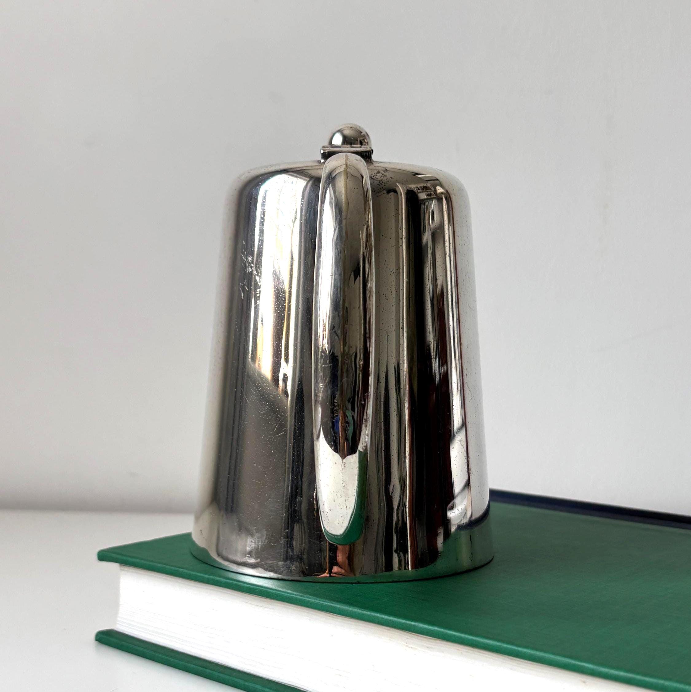 Vintage Caroline Plate EPNS Coffee Pot Made in England Silver Plated Hotel Ware