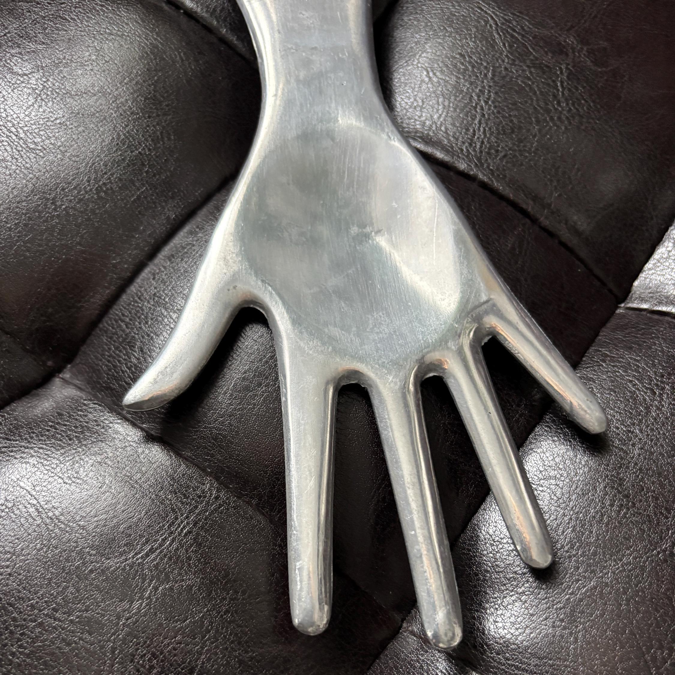 Vintage Italian MOD DEP Aluminium Hand Bottle Opener, Mid Century Barware