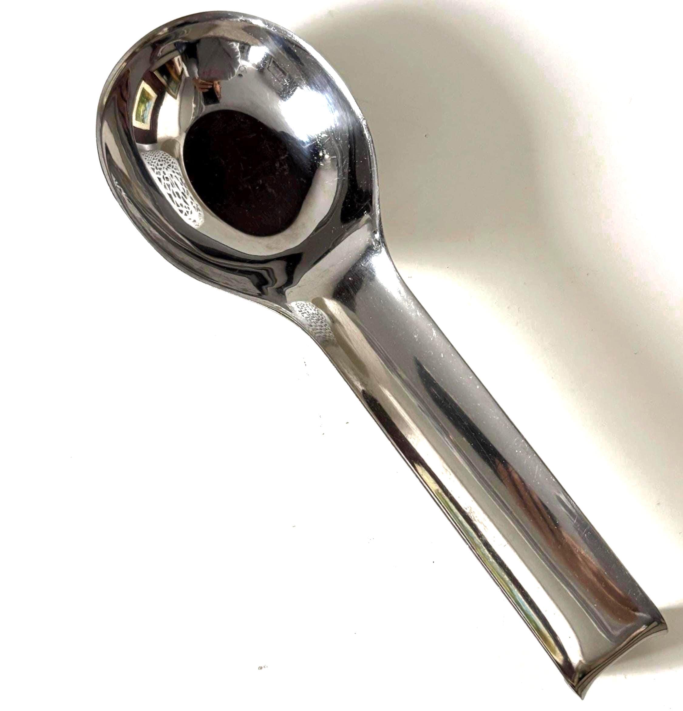 Cose Casa INOX 18/10 Stainless Steel Spoon Rest - Modern Italian Kitchenware
