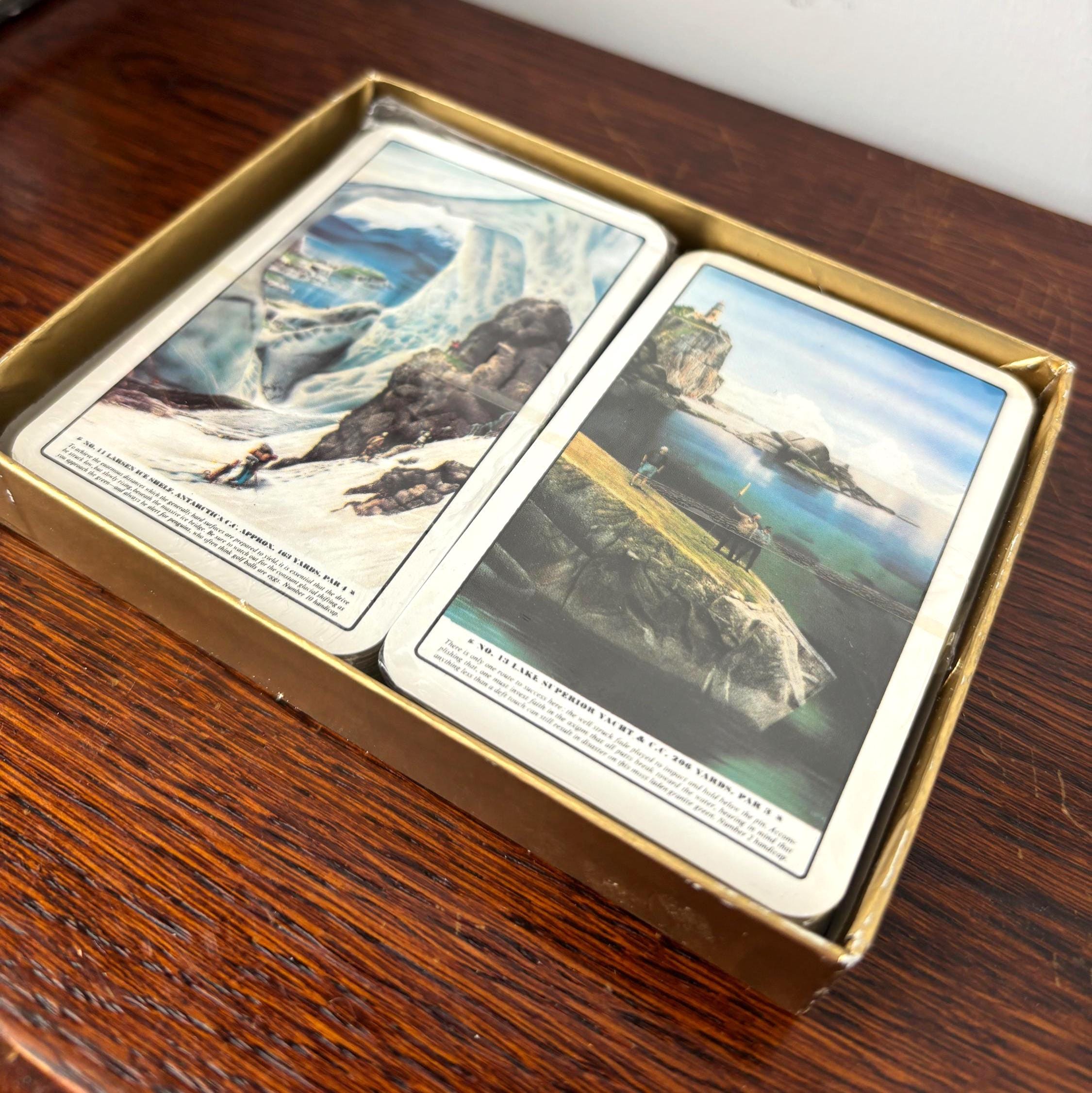 Vintage Infamous 18 Golf Playing Cards Loyal Chapman Impossible Golf Holes Collector Set