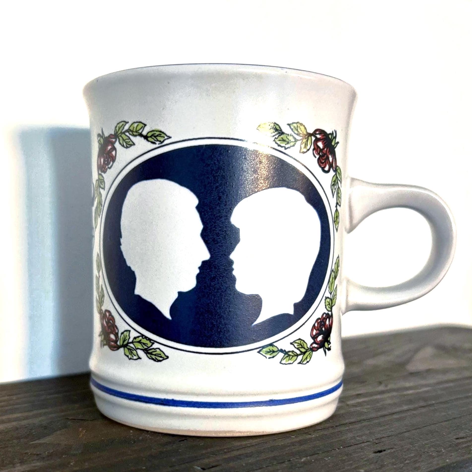 Vintage 1981 Denby Royal Wedding Mug | Prince Charles & Lady Diana Commemorative