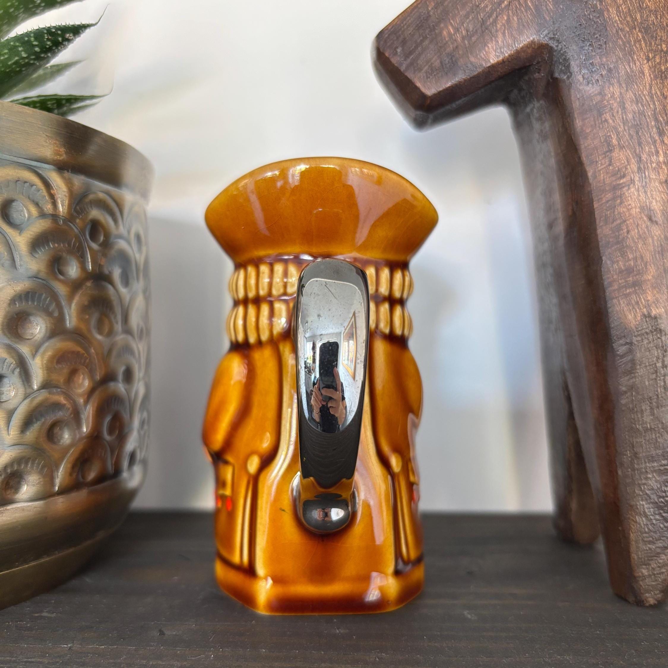 Vintage Lord Nelson Pottery Mini Character Jug | Toby Jug | Made in England | Collectible Ceramics