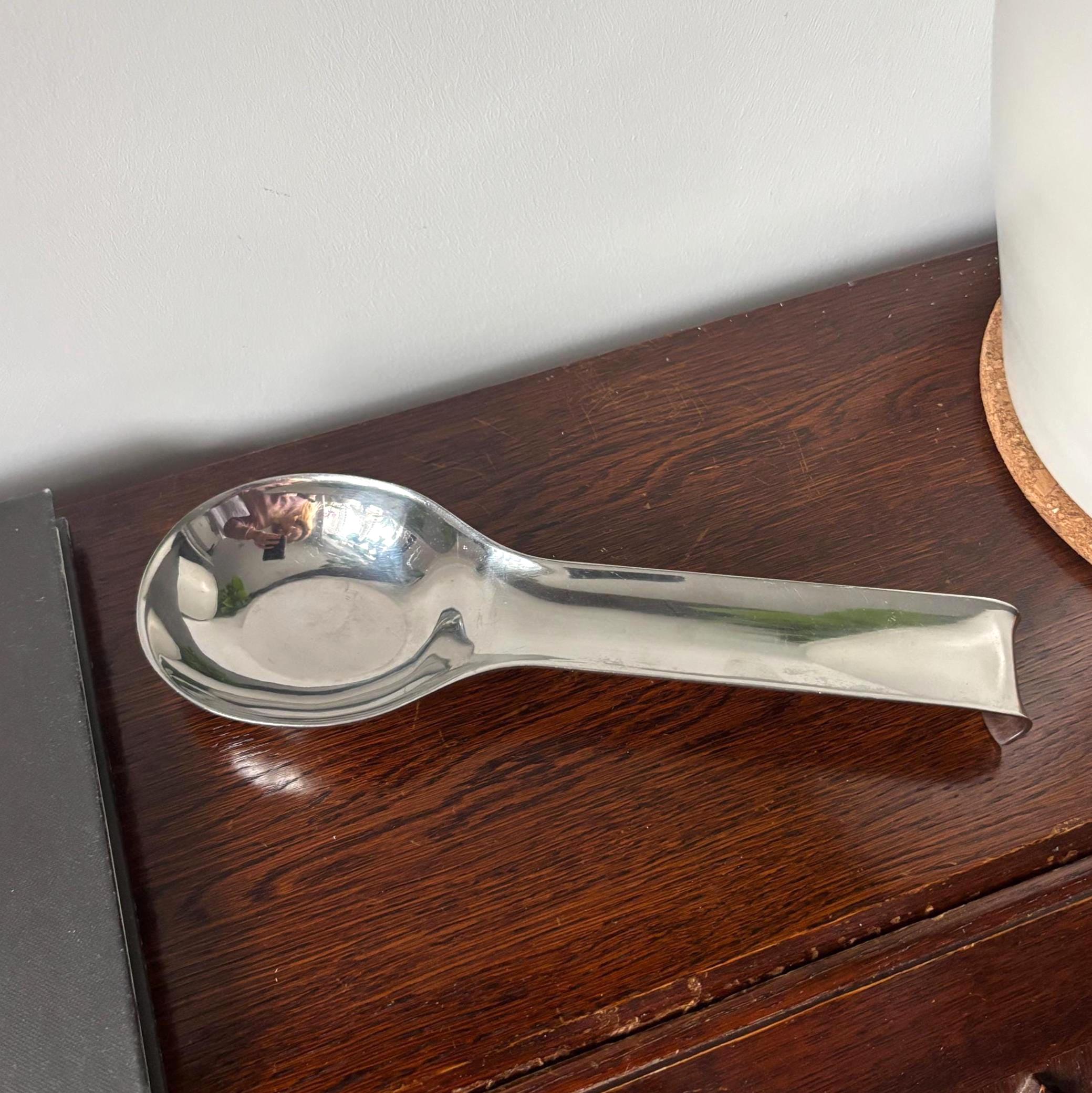 Cose Casa INOX 18/10 Stainless Steel Spoon Rest - Modern Italian Kitchenware