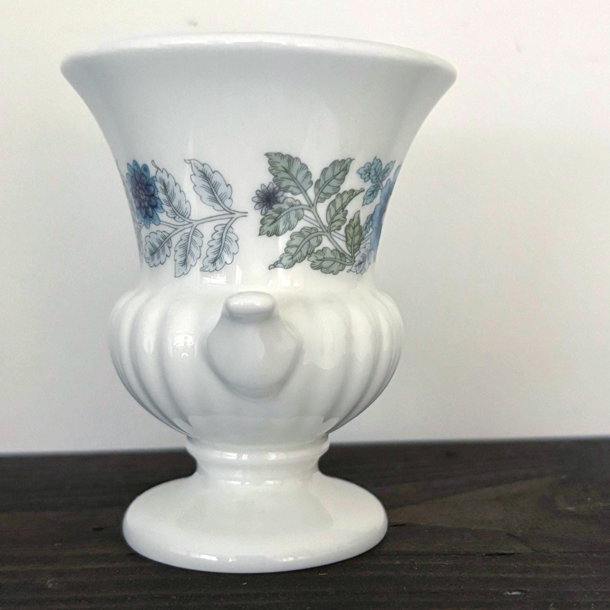 Miniature Vintage Clementine Bone China Urn Vase | Created by Wedgwood | Collectible Bud Vase