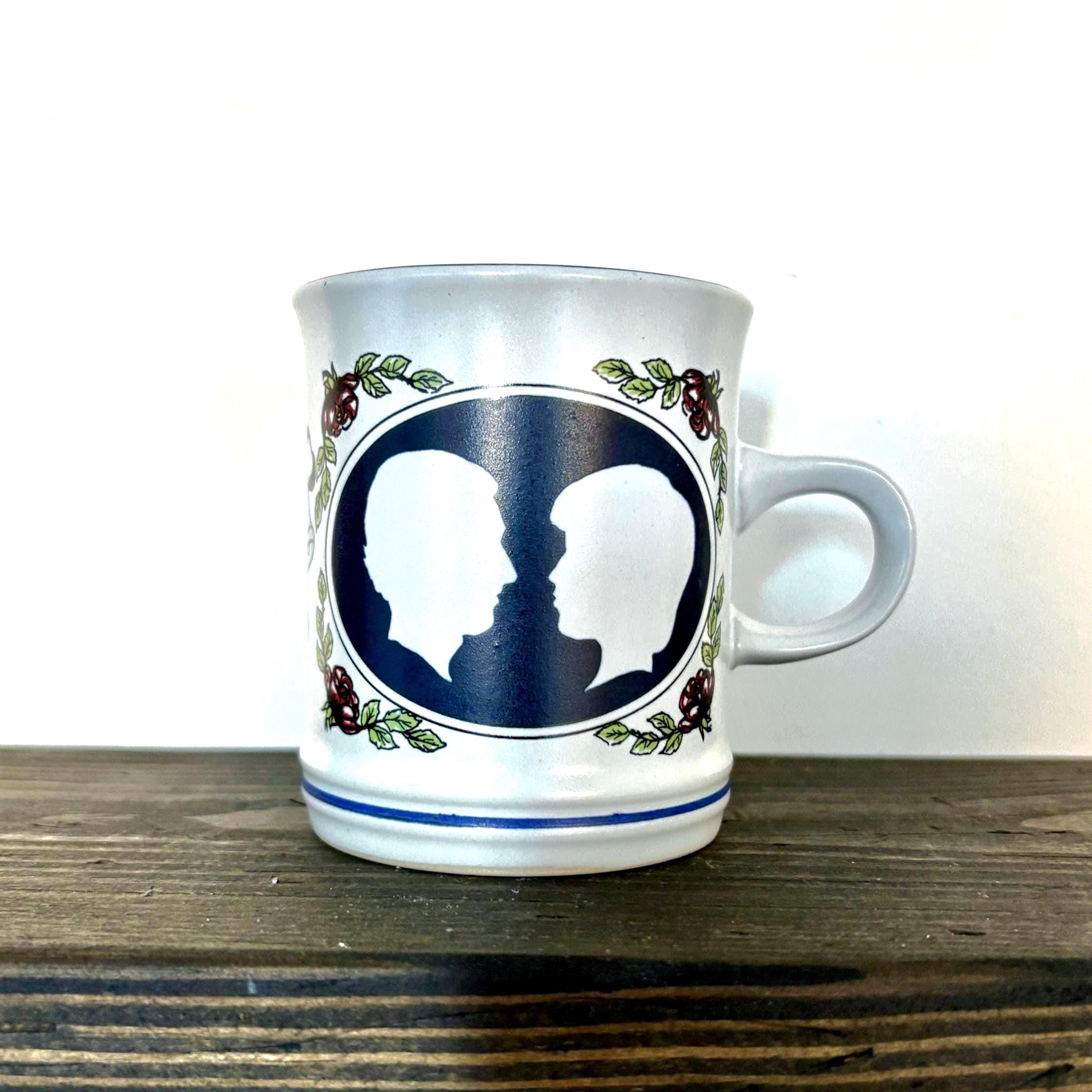 Vintage 1981 Denby Royal Wedding Mug | Prince Charles & Lady Diana Commemorative