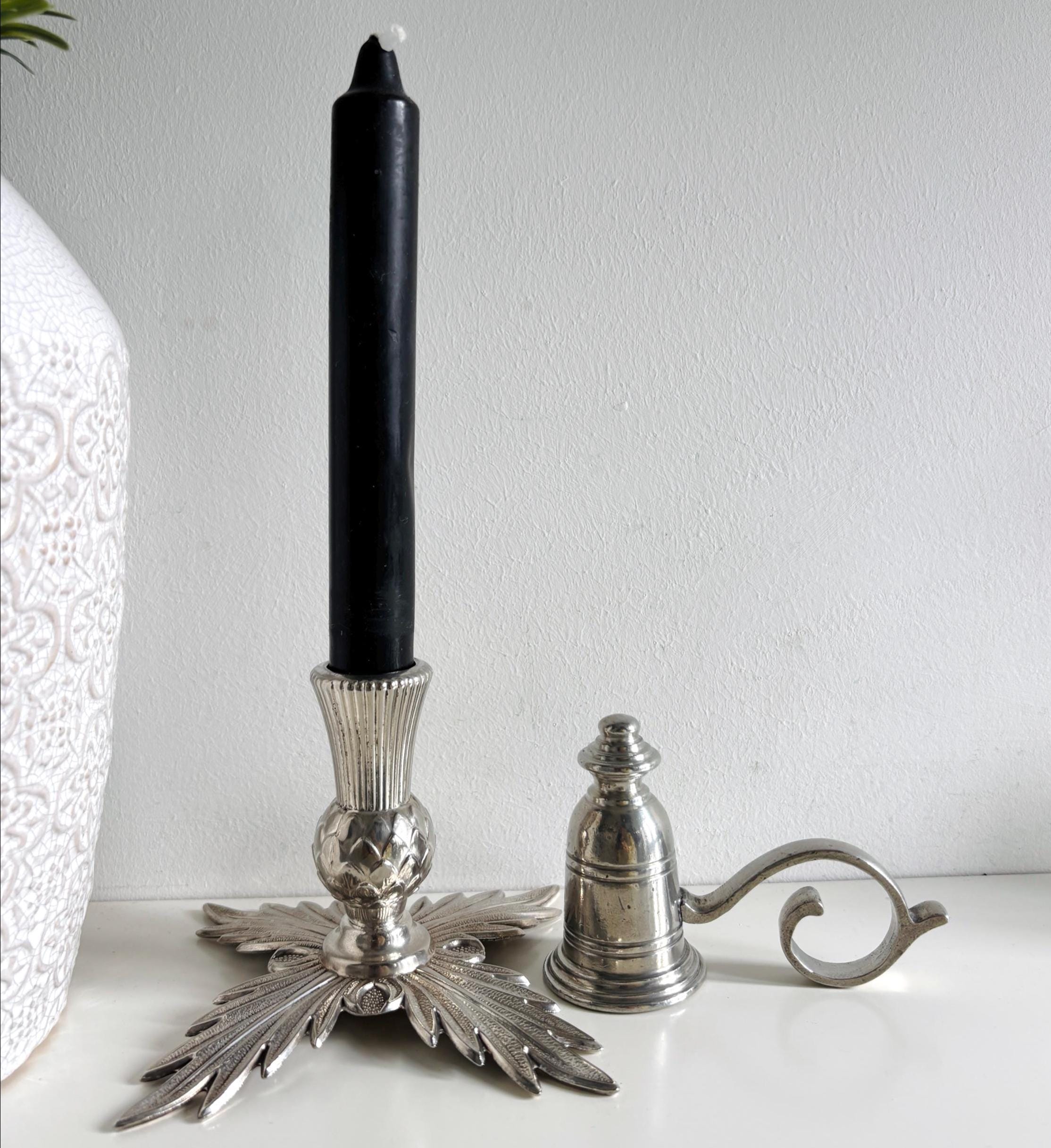 Vintage Ianthe Silver Plated Candle Holder | Made in England