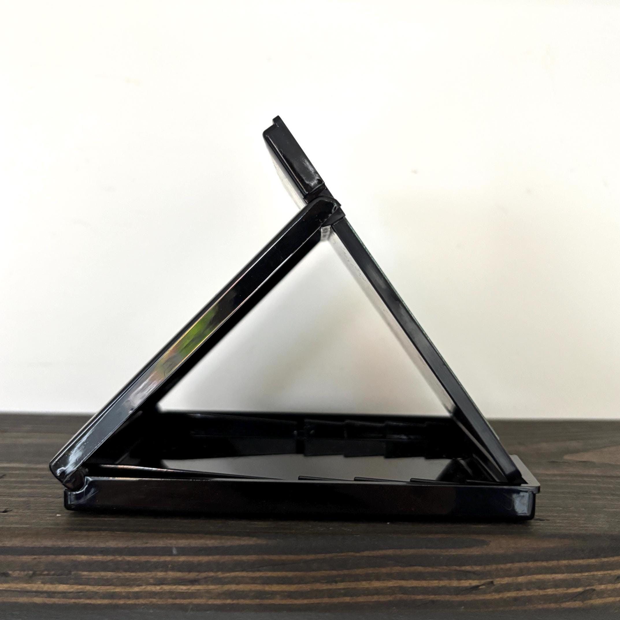 Vintage Japanese Folding Vanity Mirror | Bamboo Design | TAKE Japan Art Collection 1970s–90s | Plastic