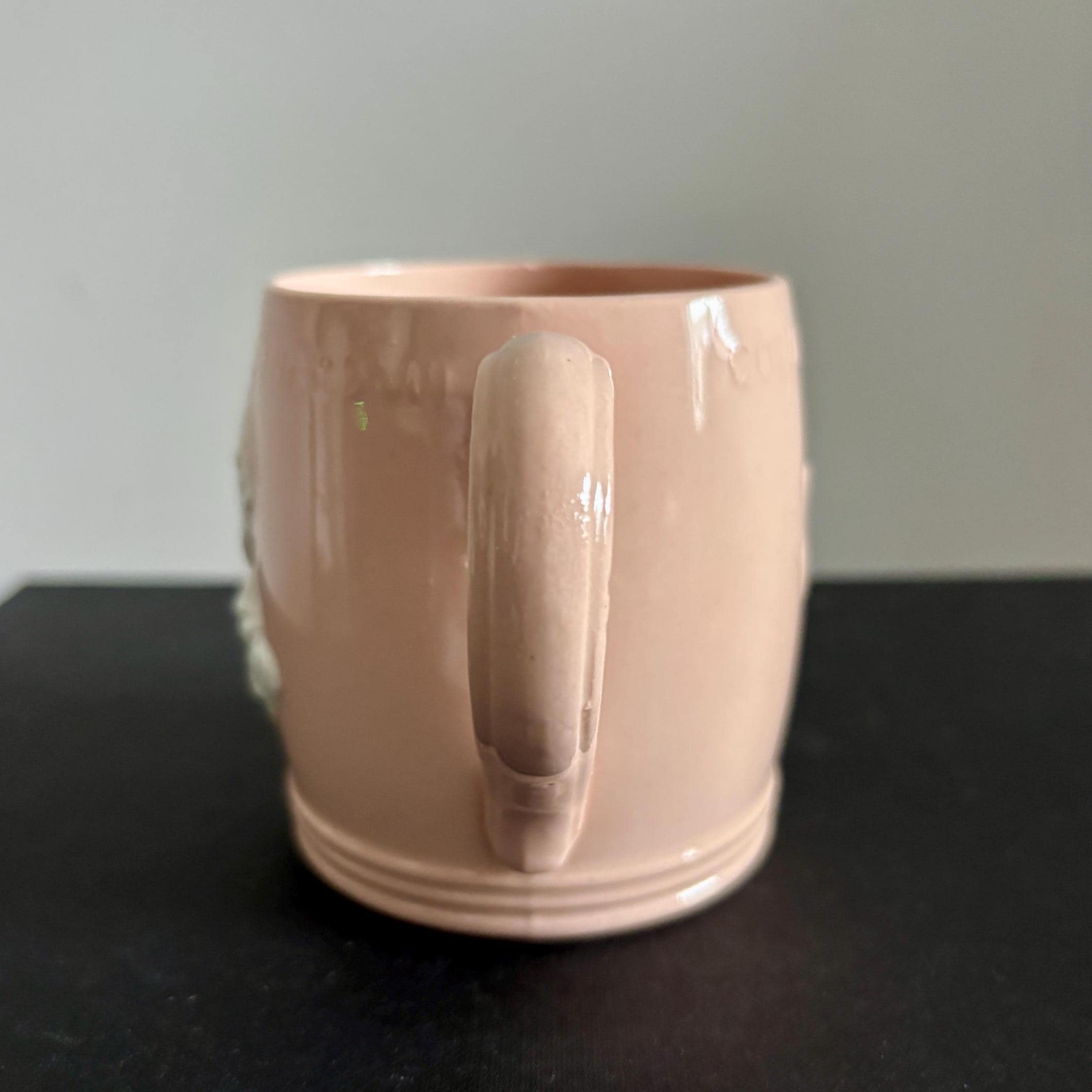 1937 King Edward VIII Coronation Mug | Johnson Bros Pink Ceramic