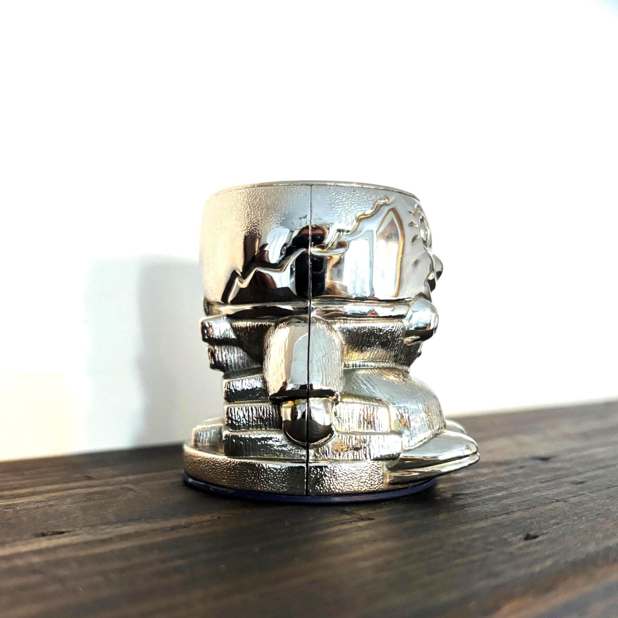 Vintage Silver Plated Humpty Dumpty Egg Cup Collectible Nursery Tableware