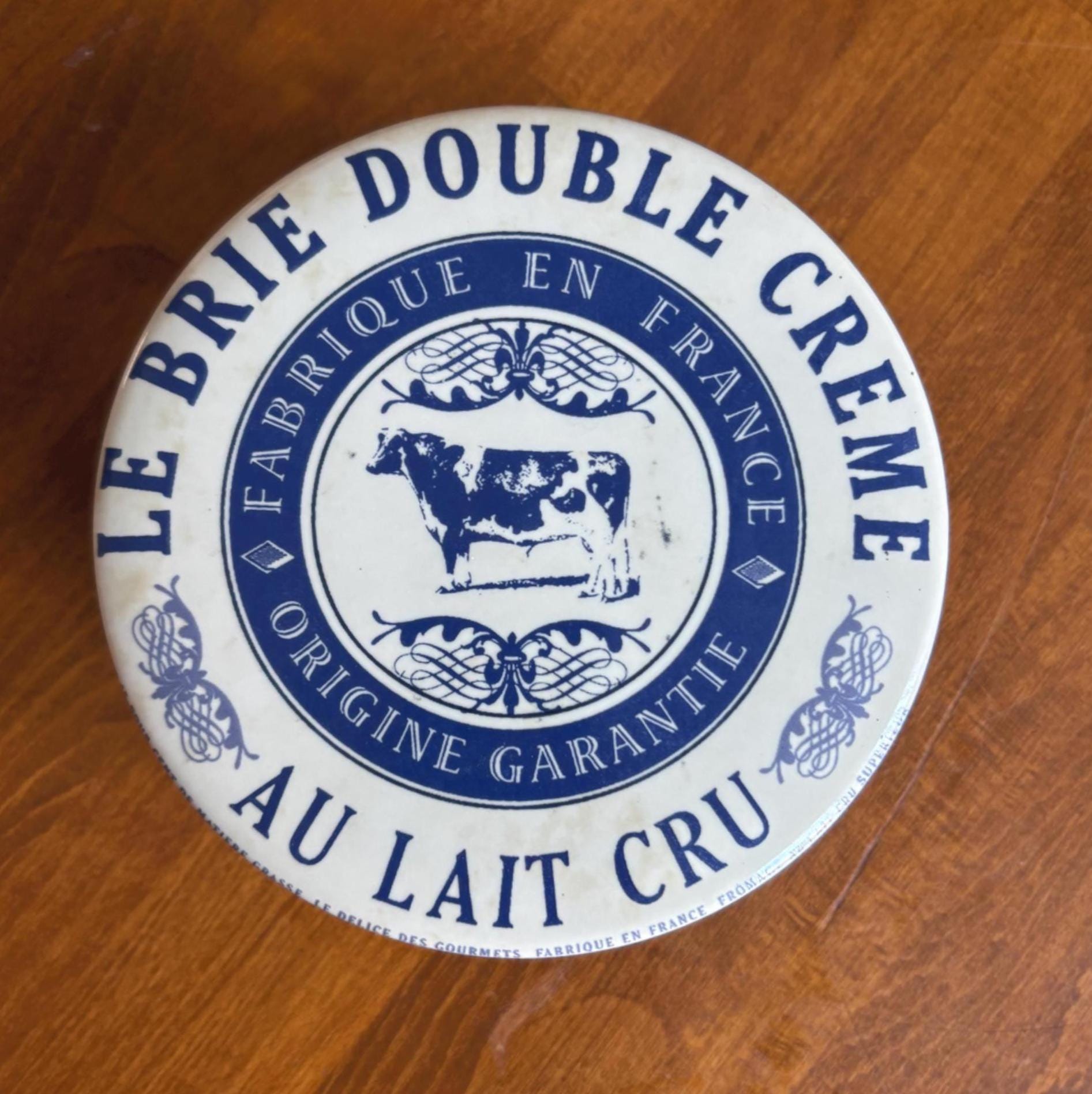 Creative Tops “Le Brie Double Crème” Camembert Dish with Lid French Cheese Baker
