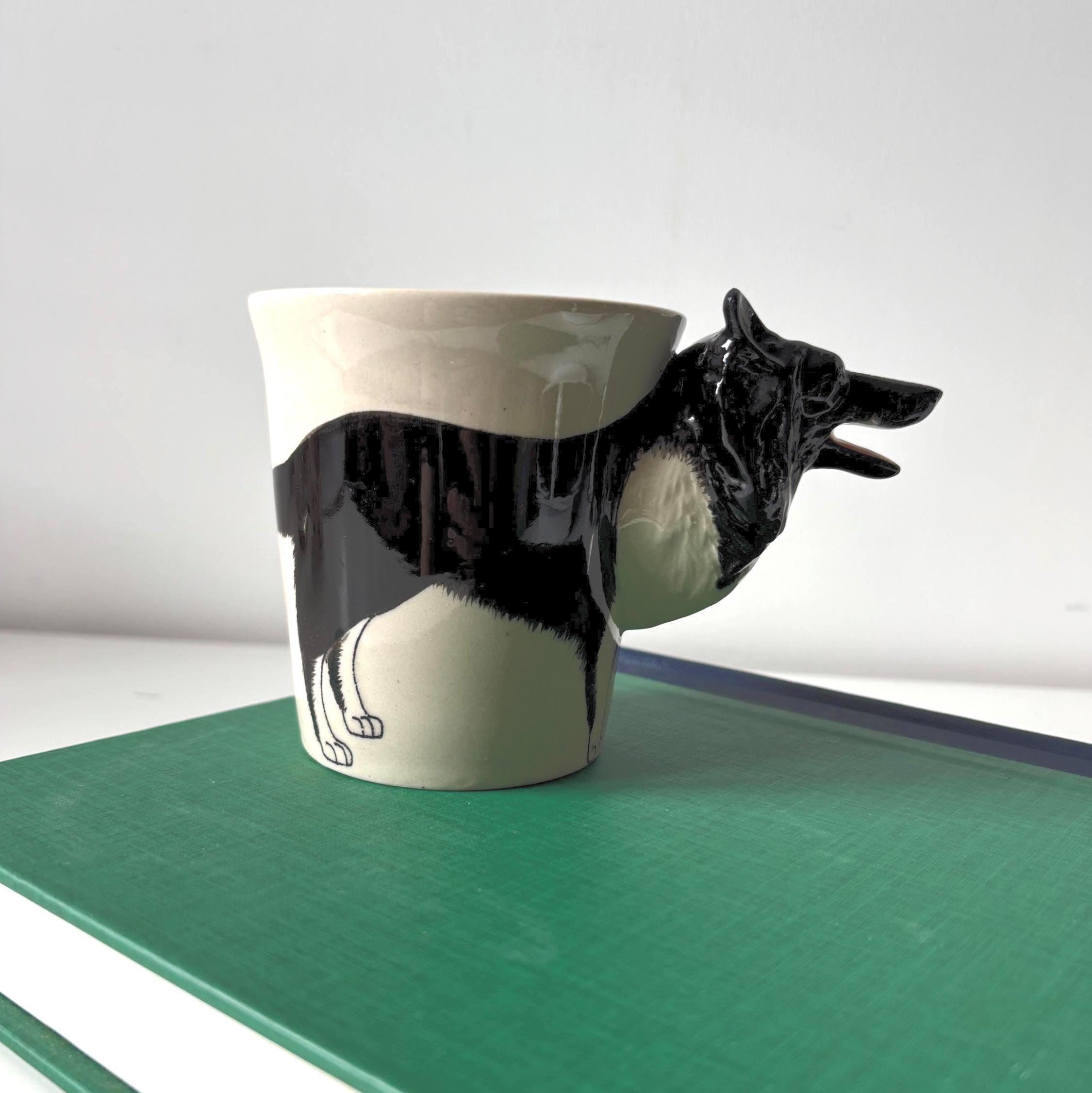Hand Painted Border Collie Mug Ceramic Dog Lover Gift LoveWindorse UK