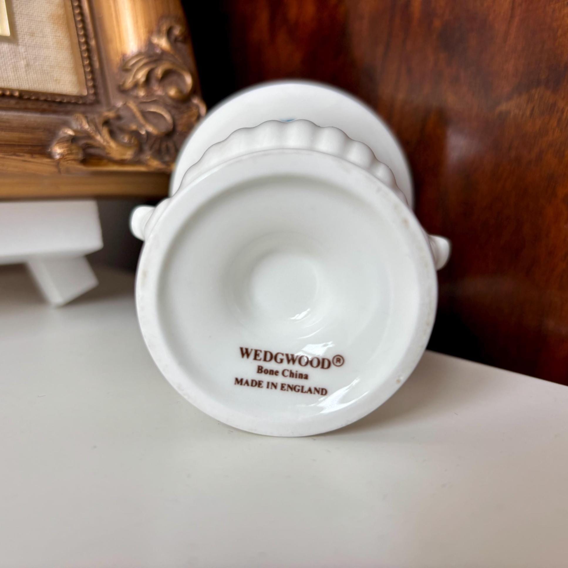 Miniature Vintage Clementine Bone China Urn Vase | Created by Wedgwood | Collectible Bud Vase