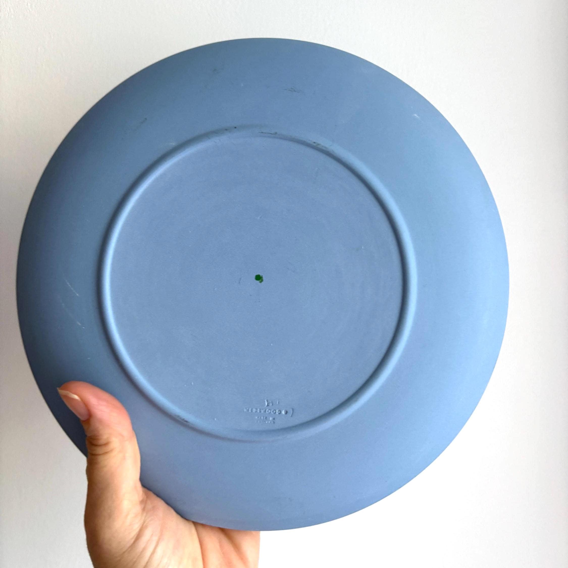 Vintage Wedgwood Christmas Plate 1981 | Blue Jasperware, Marble Arch