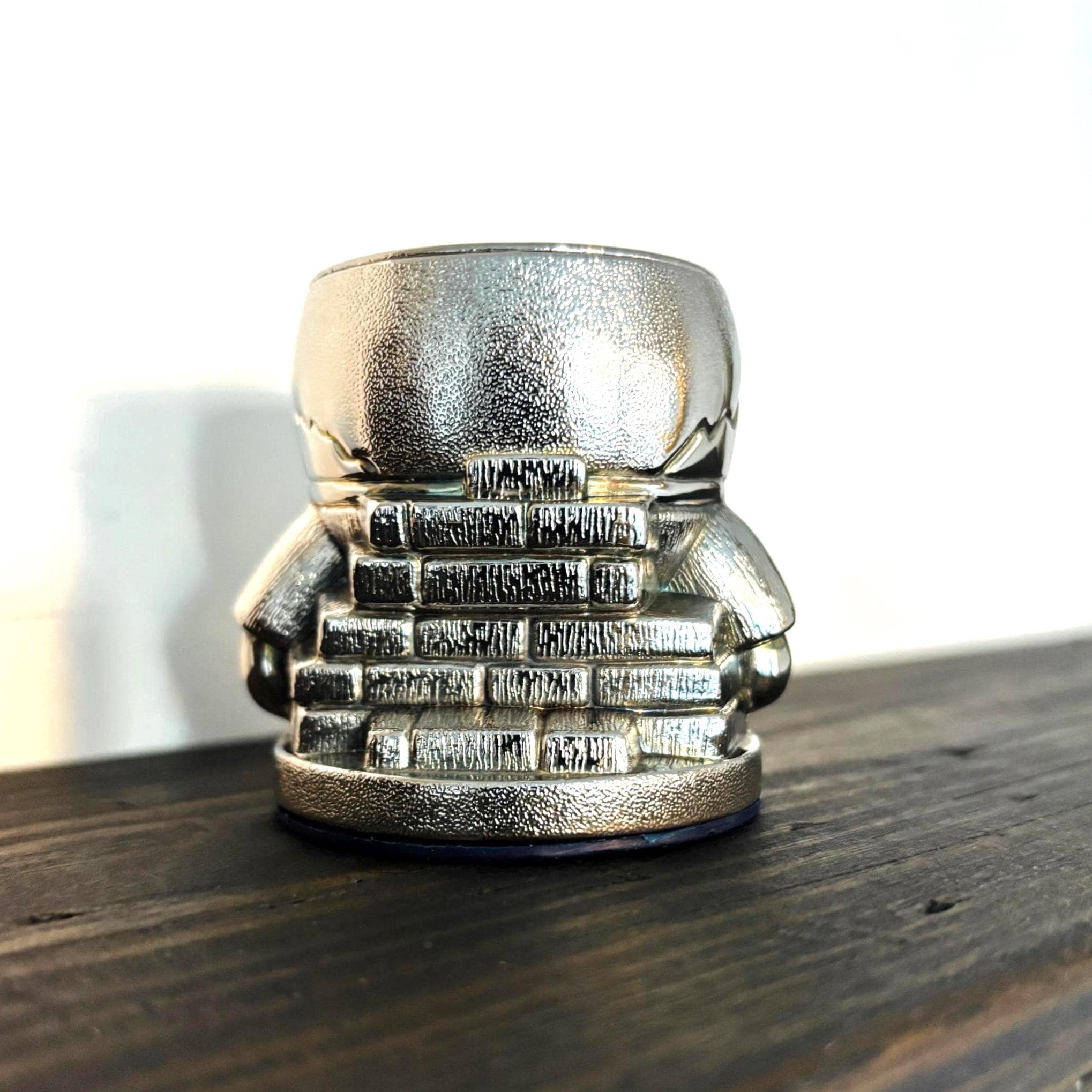 Vintage Silver Plated Humpty Dumpty Egg Cup Collectible Nursery Tableware