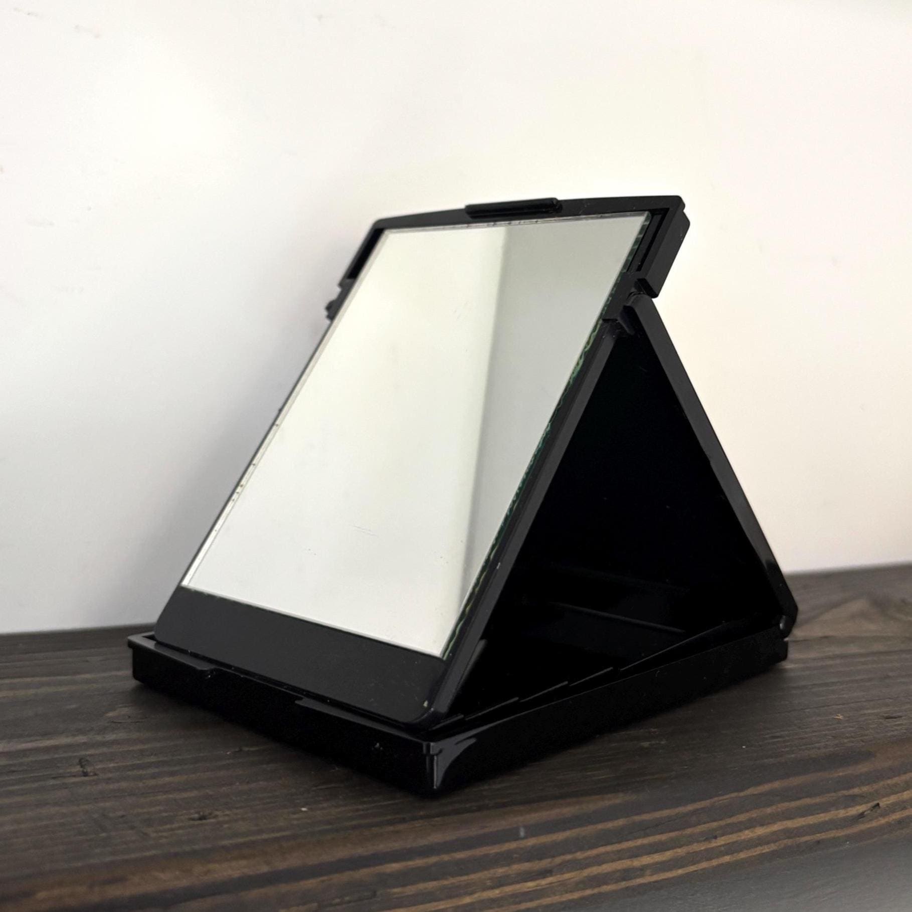 Vintage Japanese Folding Vanity Mirror | Bamboo Design | TAKE Japan Art Collection 1970s–90s | Plastic