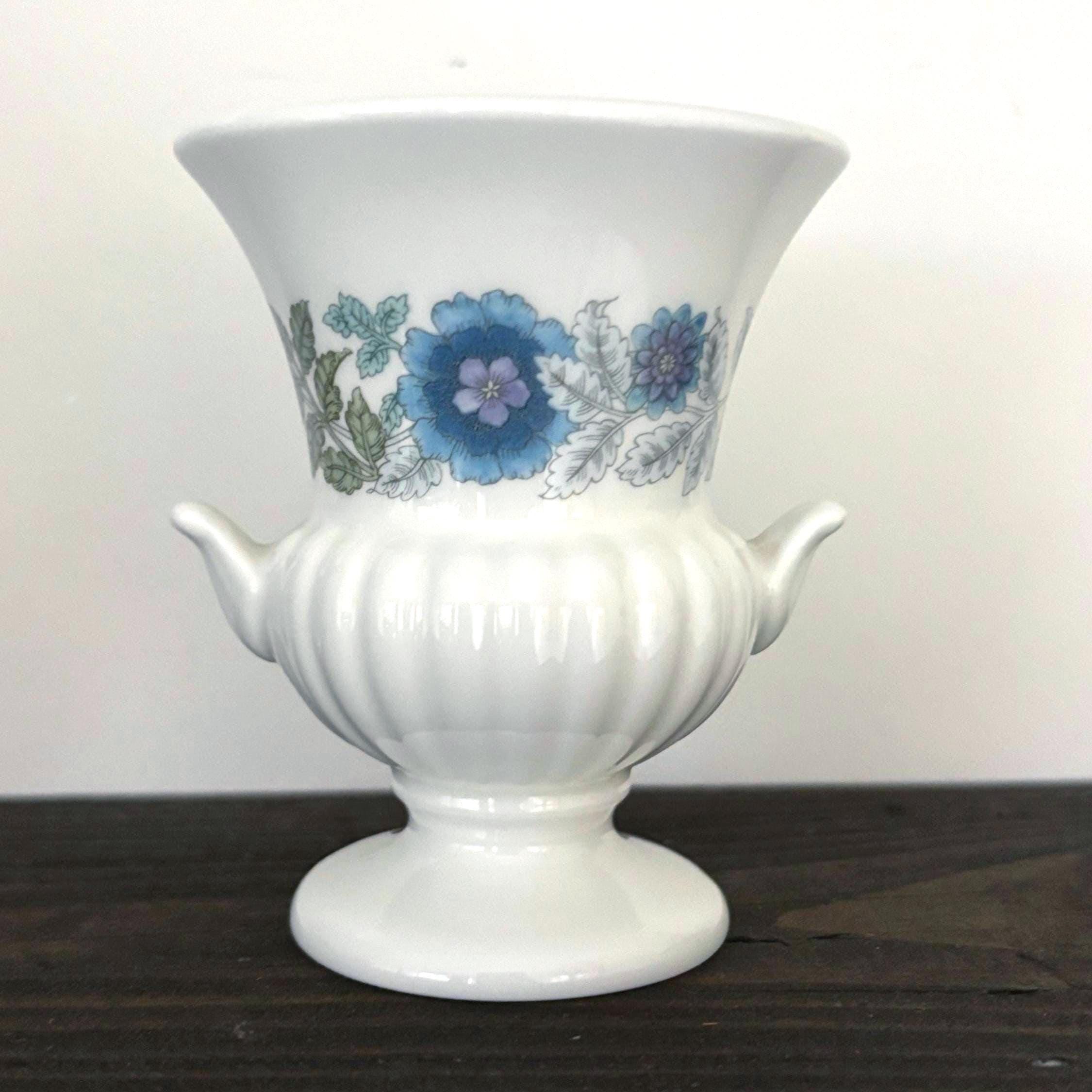 Miniature Vintage Clementine Bone China Urn Vase | Created by Wedgwood | Collectible Bud Vase