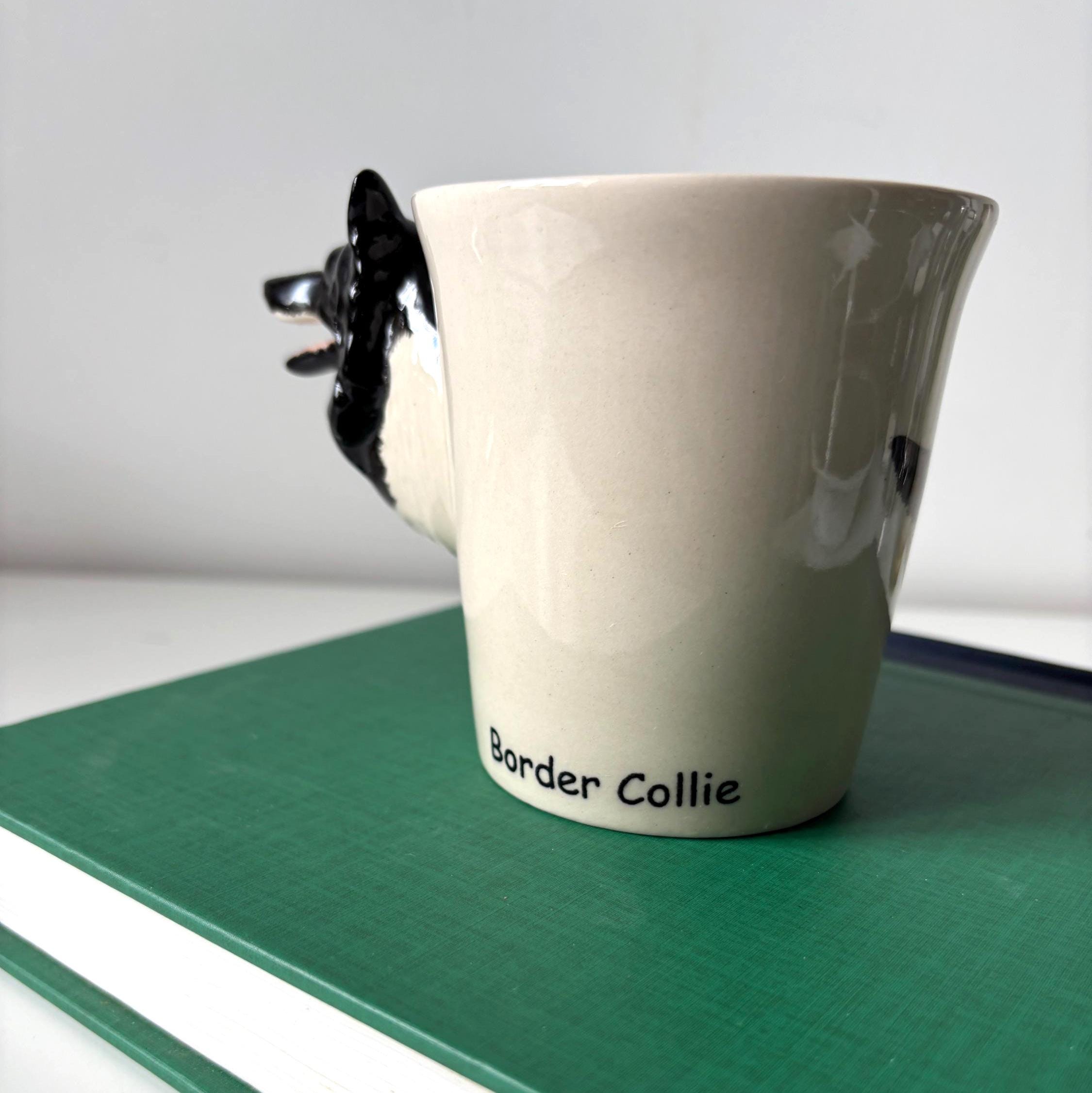 Hand Painted Border Collie Mug Ceramic Dog Lover Gift LoveWindorse UK