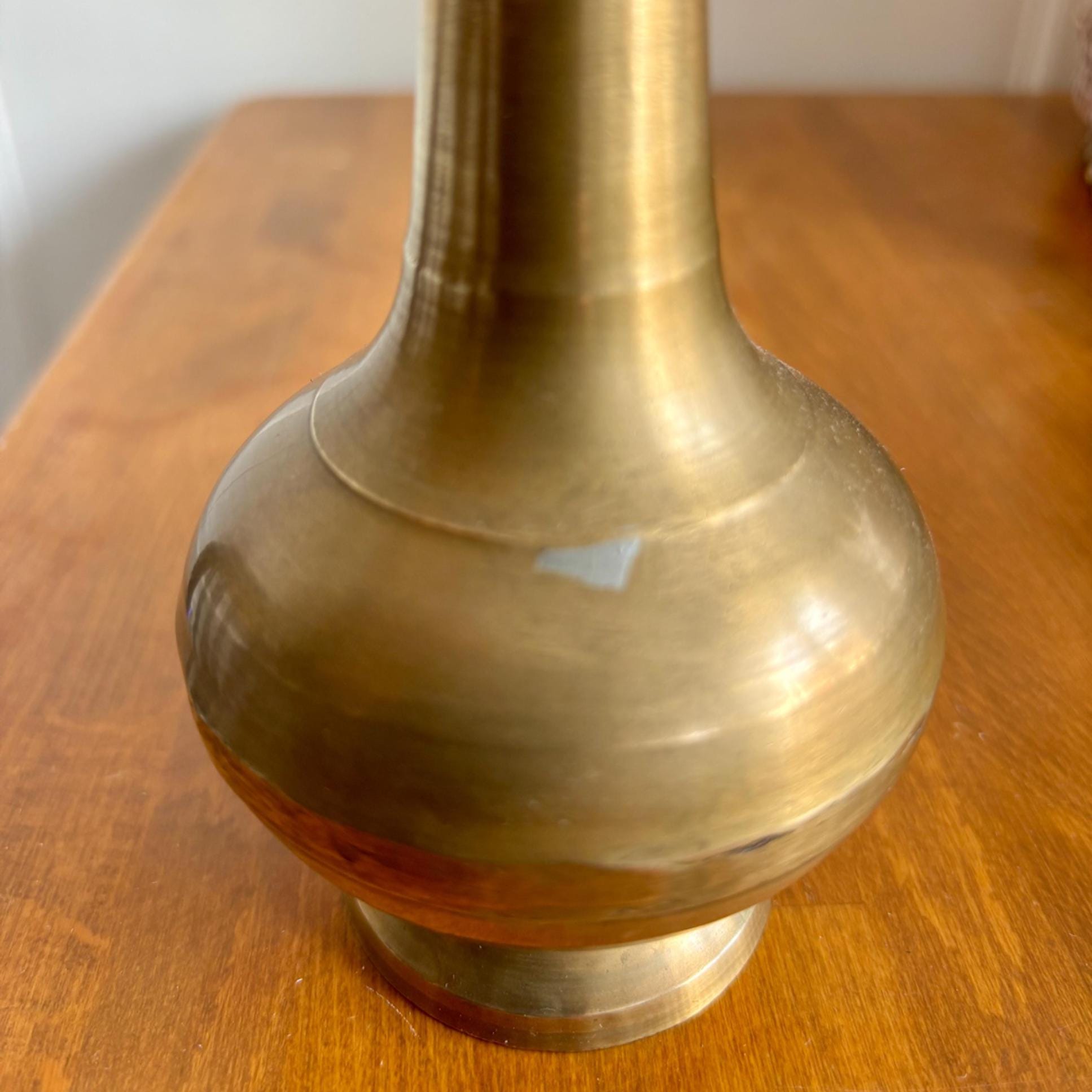 Vintage Brass Hindu Kamandal: Holy Water Pot, Gangajal Bottle