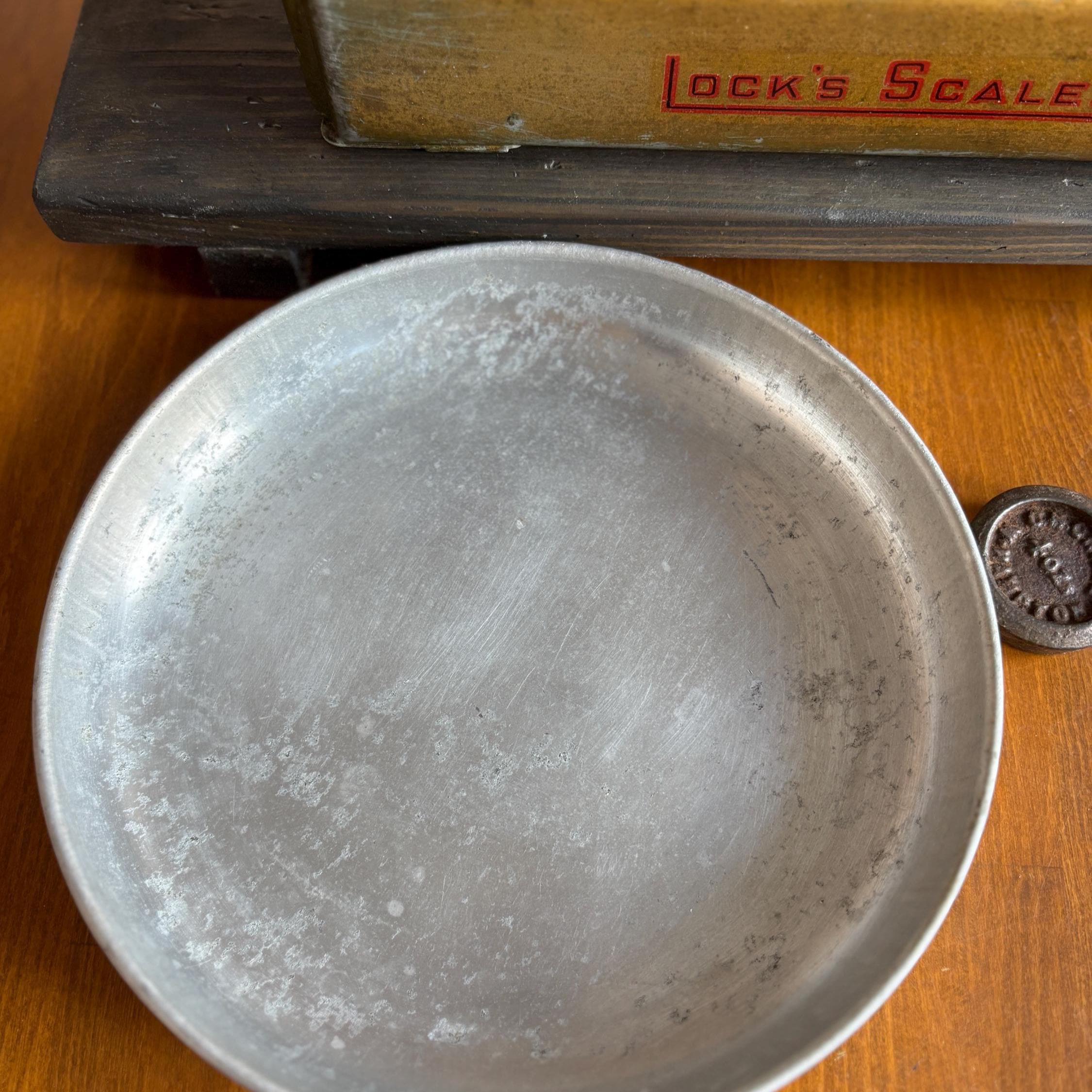 Vintage Lock's Scales | British Grocer's Counter Balance, c.1950s