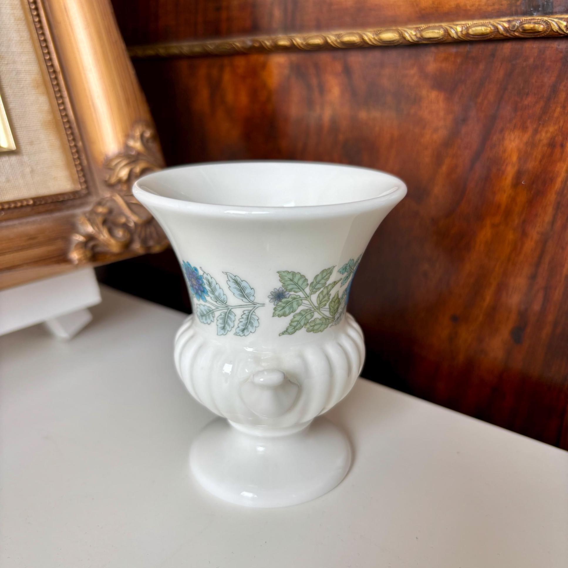 Miniature Vintage Clementine Bone China Urn Vase | Created by Wedgwood | Collectible Bud Vase