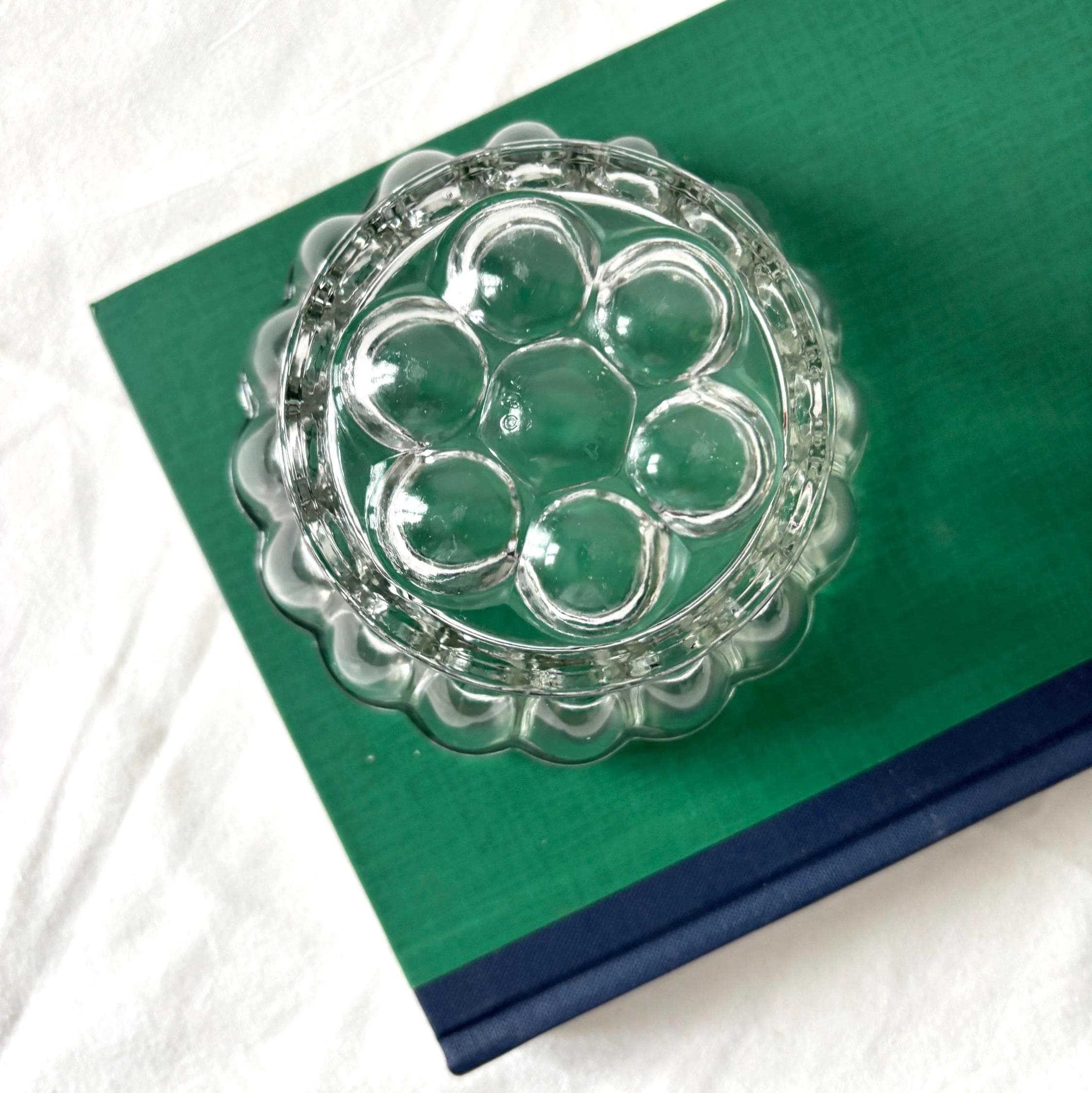 Vintage One Pint Glass Jelly Mould Bowl