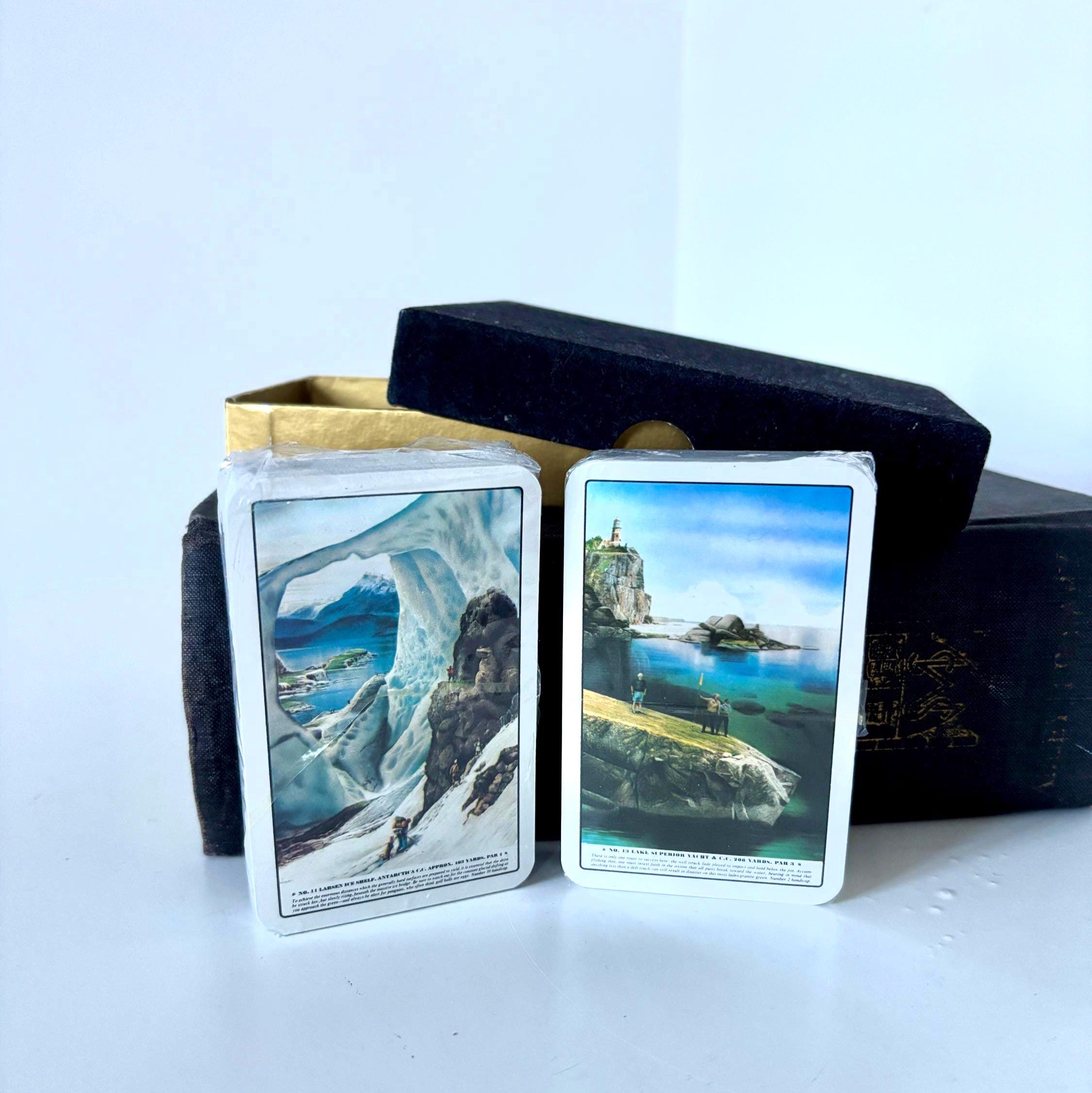 Vintage Infamous 18 Golf Playing Cards Loyal Chapman Impossible Golf Holes Collector Set