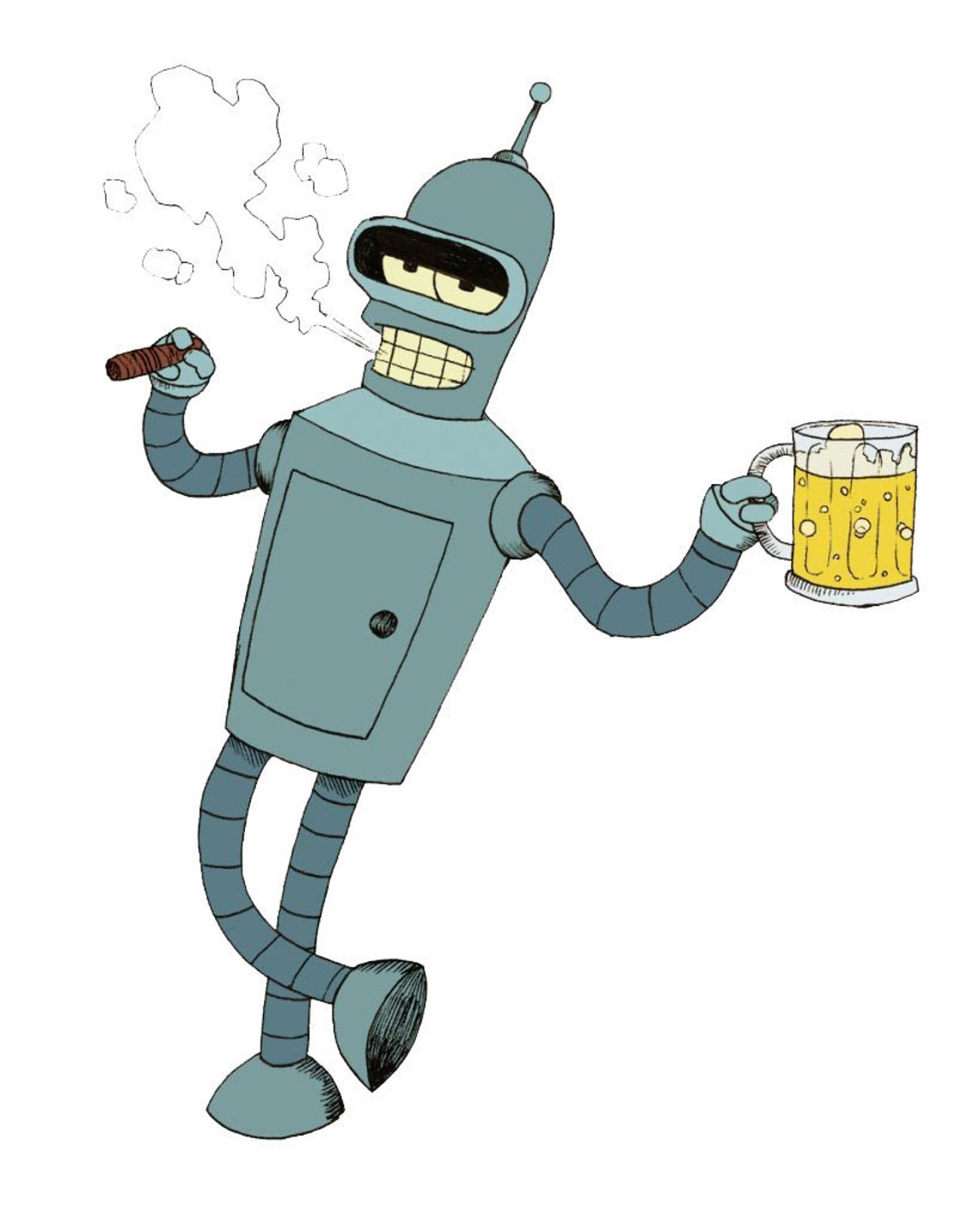 Futurama Bender Svg Pdf Eps Png Dxf Jpg digitalinstant Etsy Österreich