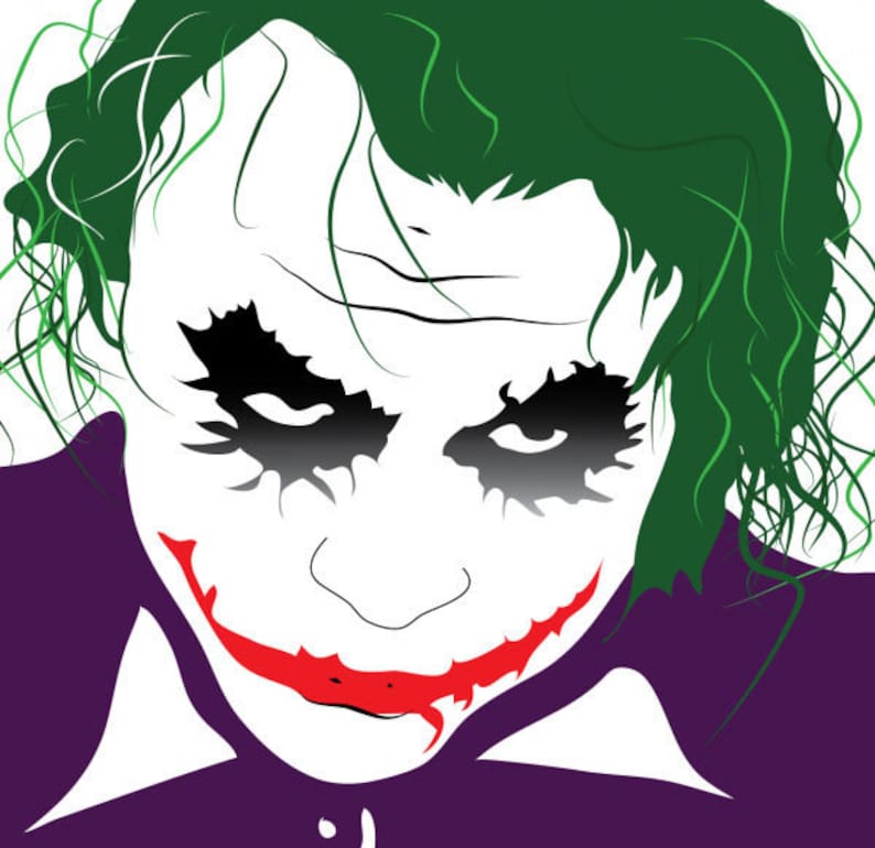Download Joker Full Colour Svg Pdf Eps Png Dxf Jpg Digital Instant ...