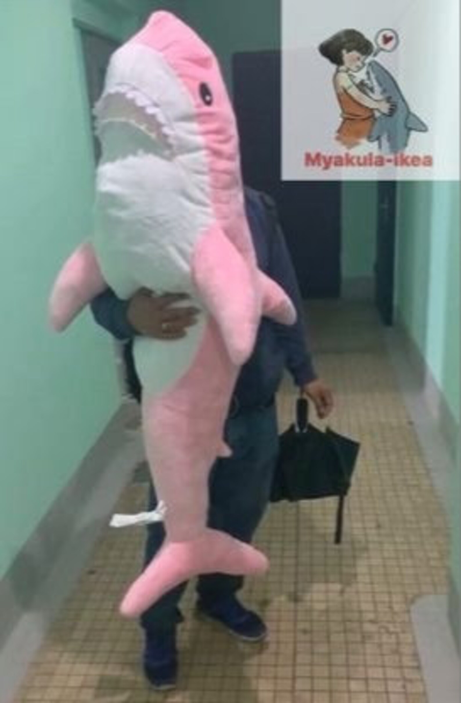 Shark From Ikea Pink 160 Cm Megalodon Exclusive | Etsy