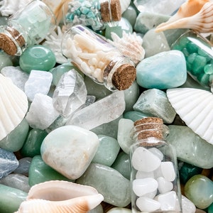 Beach Crystal Mystery Scoop | Sea Shell Specimen Mix | Mermaid Treasures