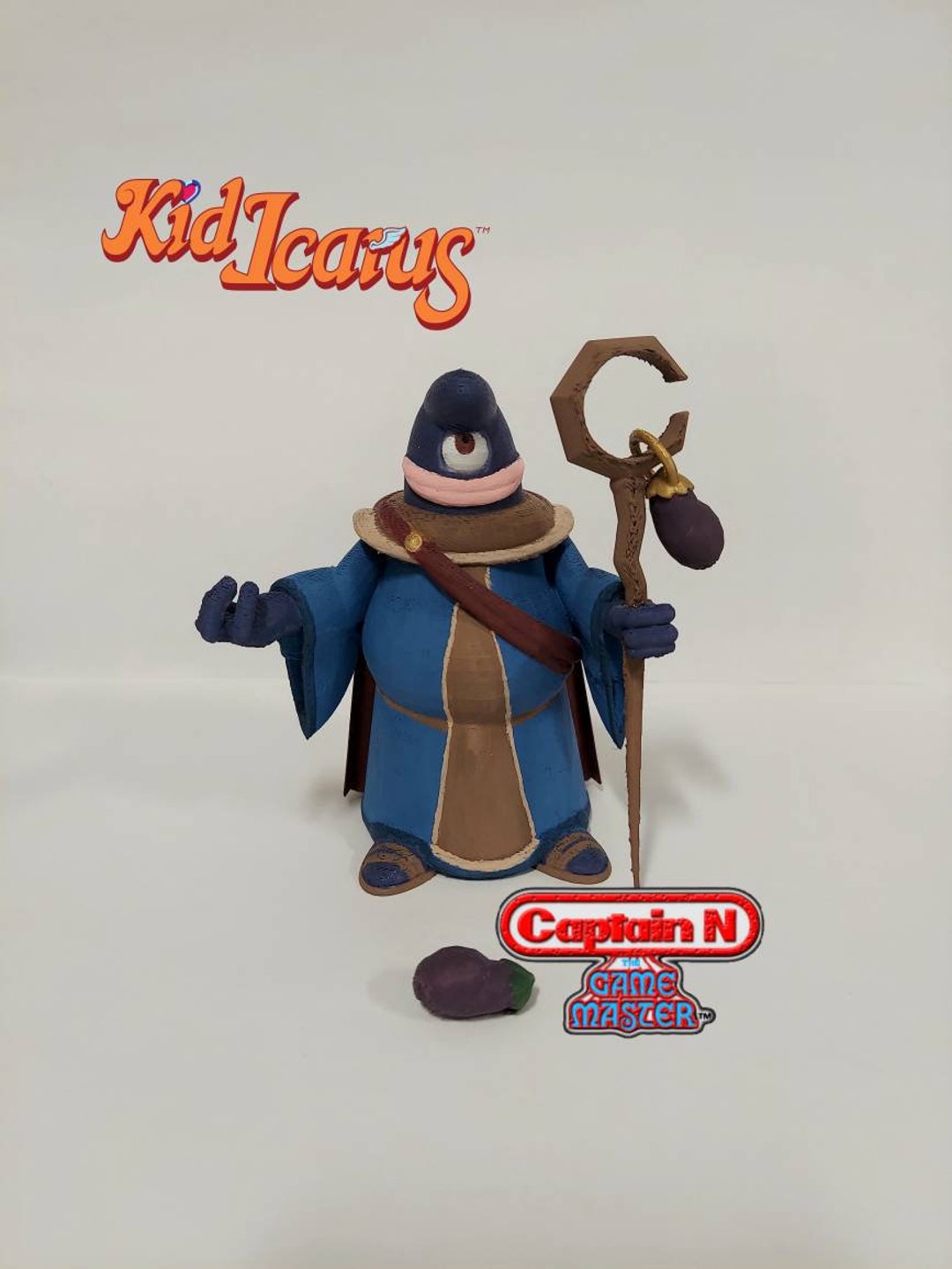 Eggplant Wizard Custom Figure from Nintendo Kid Icarus and Captain N Etsy