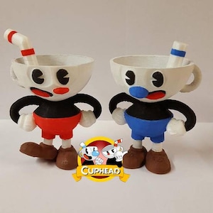 Cuphead and Mugman Custom Figure Co-op Bundle