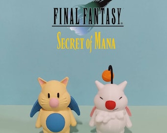 Final Fantasy / Secret of Mana Custom Moogle Figure 2-Pack