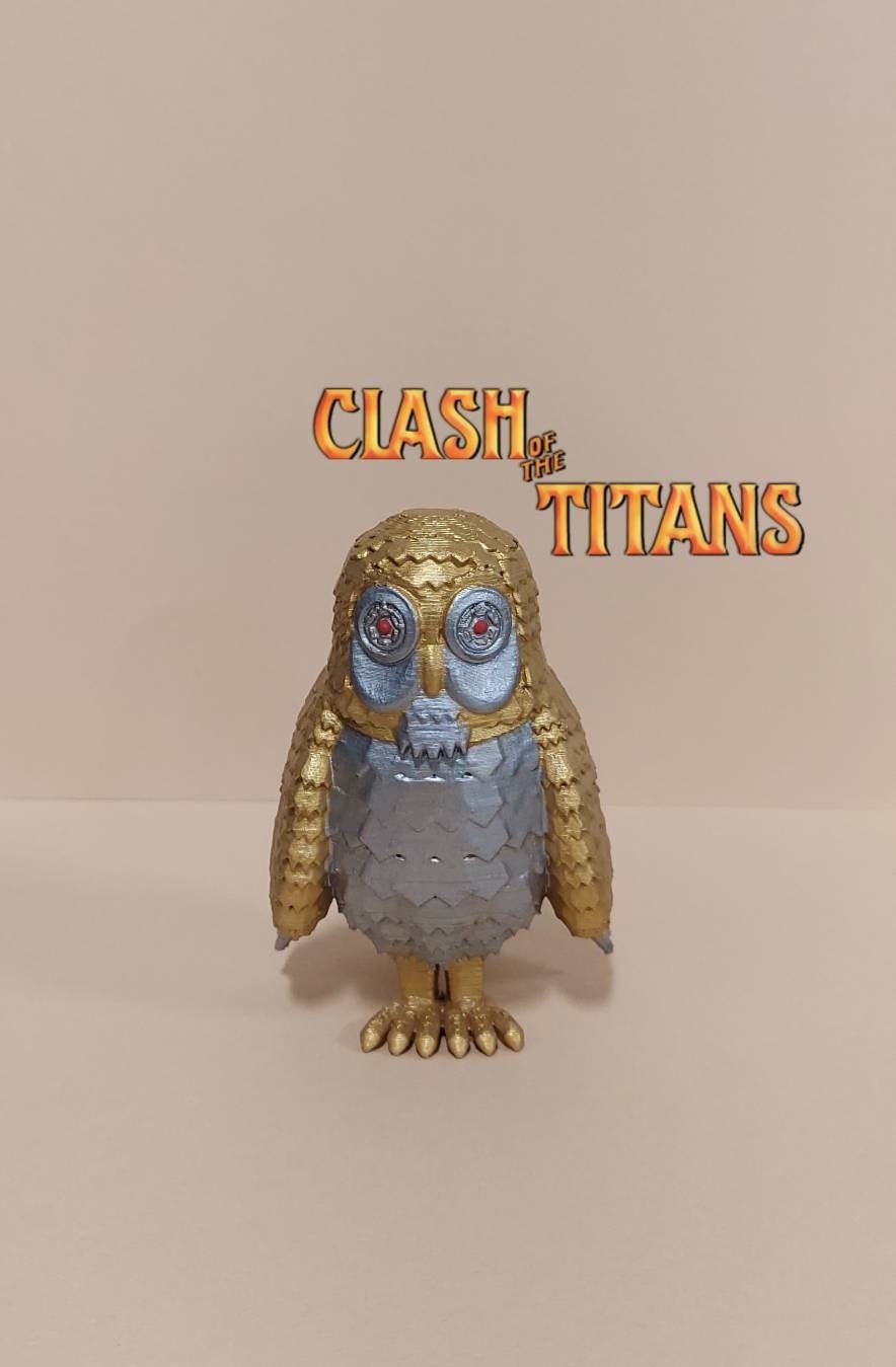 Clash of the Titans BUBO Vinyl Owl Life-Size Shoulder Prop Warner Bros. NWT  HTF!