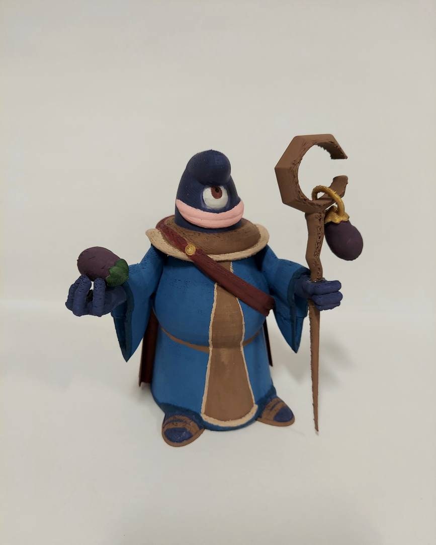 Eggplant Wizard Custom Figure from Nintendo Kid Icarus and Etsy