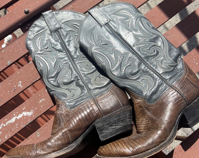 Two-Tone Cowboy Boots