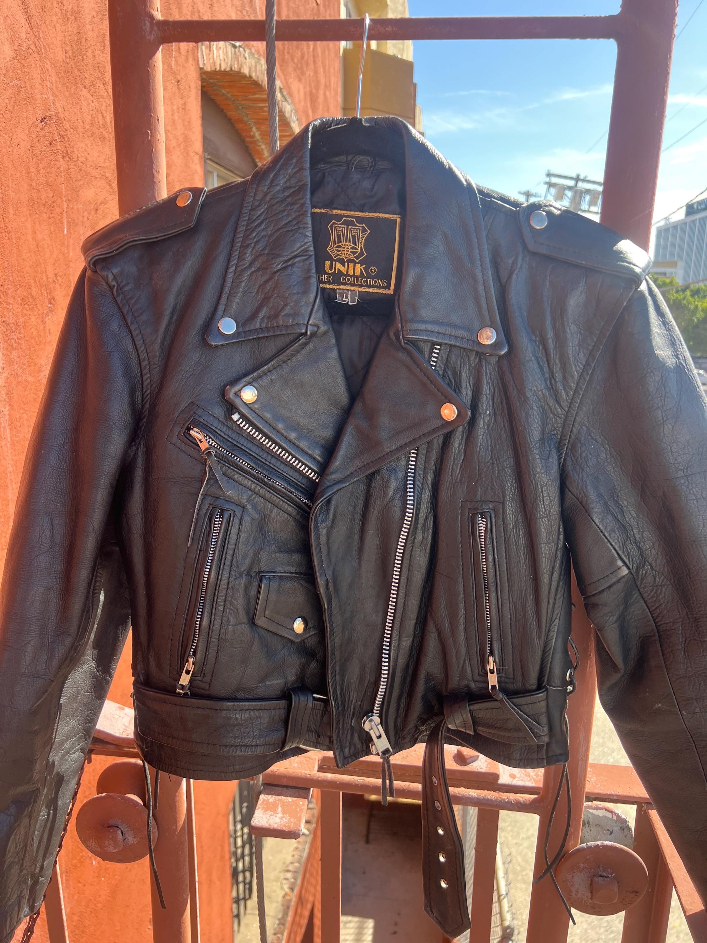 Unik Leather Jacket - Etsy