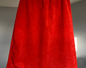 Red Midi Skirt