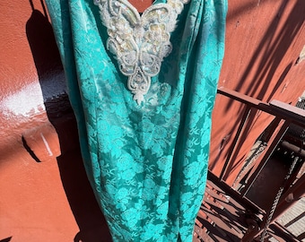Brocade Evening Gown