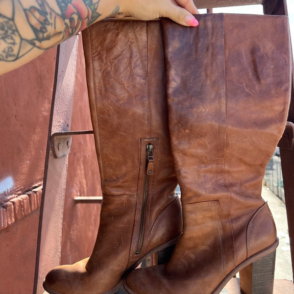 timberland leather boots