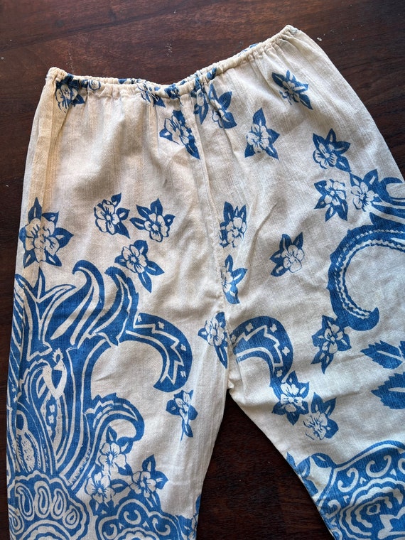 Bali Swirl Linen Pants - image 1